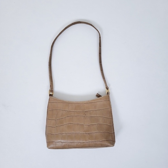 Browns Couture Faux Leather handbag baguette shoulder bag purse small - Picture 8 of 8